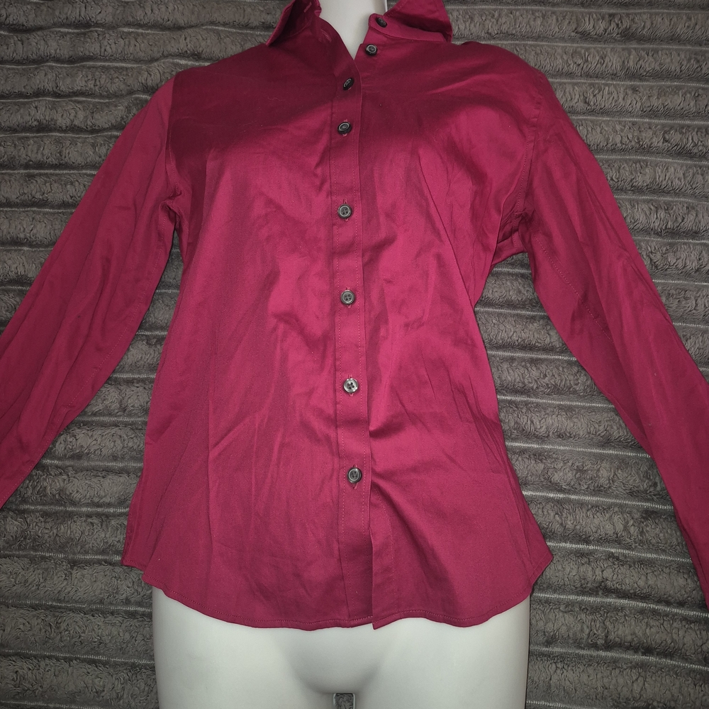 Banana Republic Fuchsia Button-Down Shirt